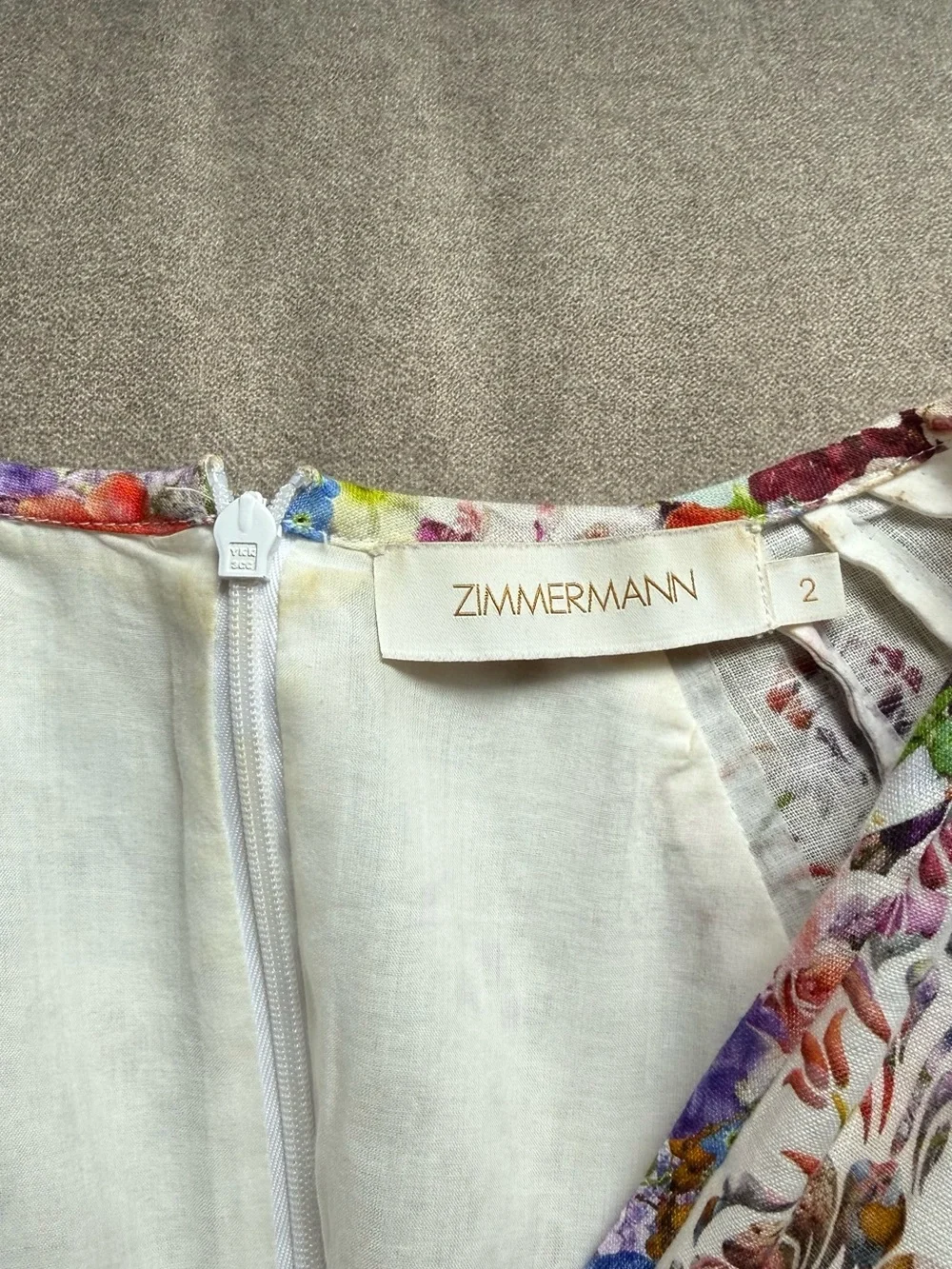 Zimmerman Prima Day Puff-Sleeve Mini Dress - Picture 6 of 7